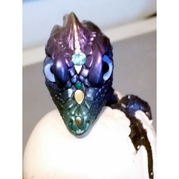 Windstone Editions Hatching Dragon Egg Figurine Peacock Peña 1984 - Picture 10 of 11